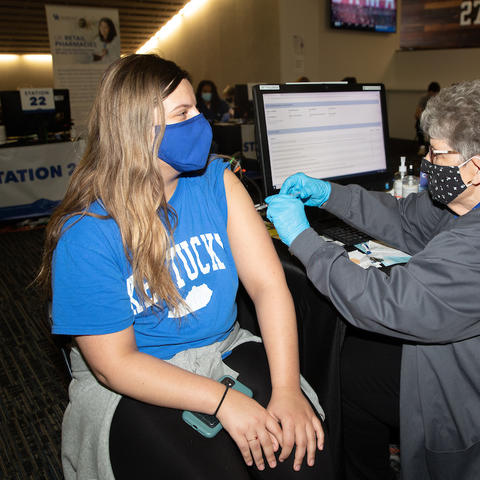 image of student getting a covid vaccine