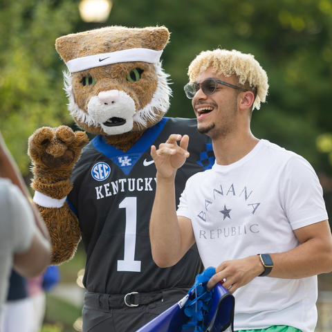 Wildcat Welcome at Alumni Commons on August 18, 2023. Photo by Arden Barnes | UKphoto