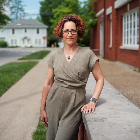 Olivia Yinger, Ph.D., joined UK in 2012 and has been honored as a 2024-25 University Research Professor. Photo by Jeremy Blackburn, Research Communications.