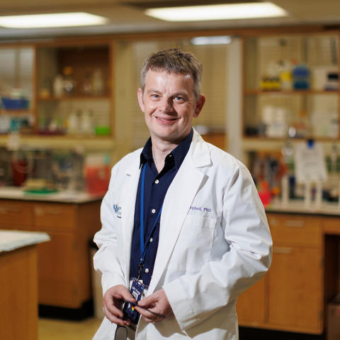 Ken Campbell in lab