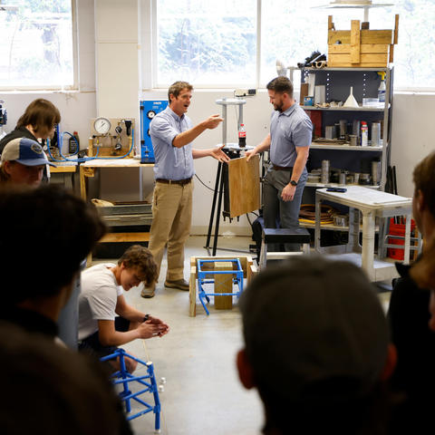 Photo of Douglas Klein Teaching a Class