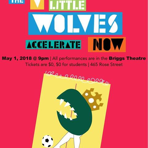 photo of "The V Little Wolves Accelerate Now" poster