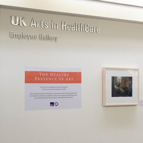 Employee art gallery in Chandler Hospital