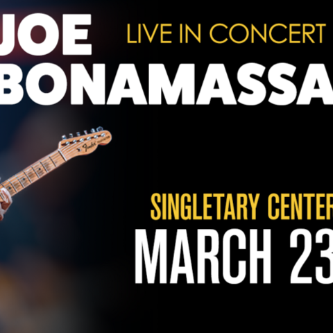 photo of Joe Bonamassa Singletary concert web slide