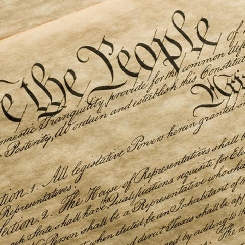 Photo of U.S. Constitution