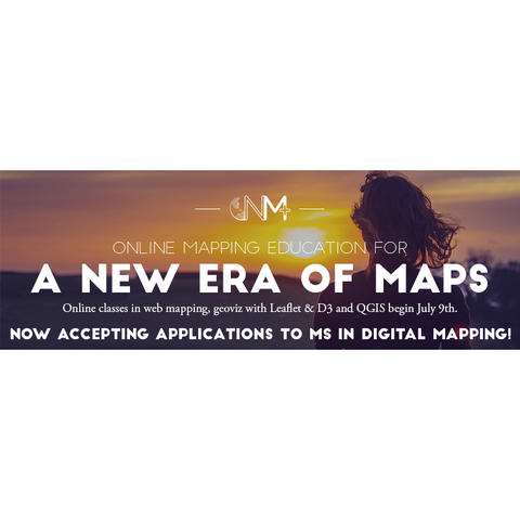 digital mapping web banner - a new era of maps