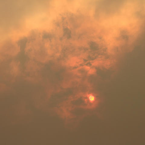 atmosphere after wildfire