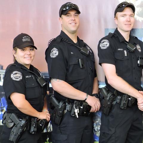 photo of five UK Police officers 