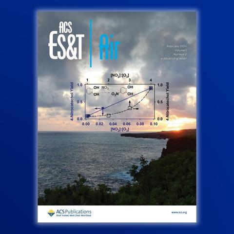 Cover image of ACS ES&T Air February 9, 2024 Volume 1, Issue 2. Courtesy of ACS Publications.