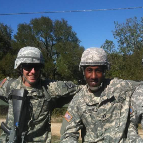 Ahmad Alexander and 2 fellow service members