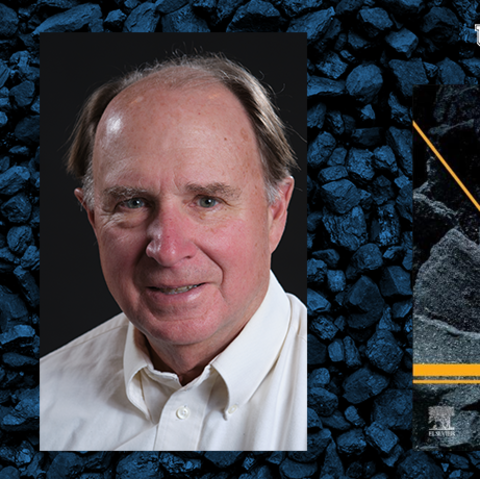 UK CAER's Jim Hower, Ph.D., is co-author of a new book "Inorganic Geochemistry of Coal," released on June 22, 2023. Photos provided by CAER.
