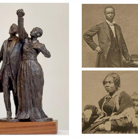 Lewis and Harriet Hayden memorialized in a monument