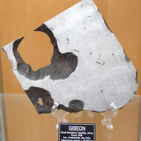 photo of a meteorite from Africa