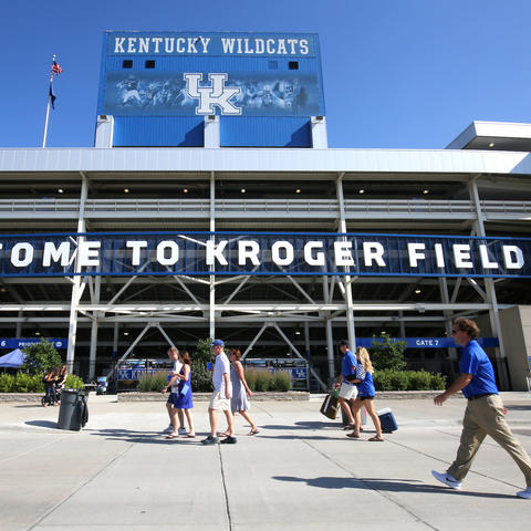 photo of entrance to Kroger Field