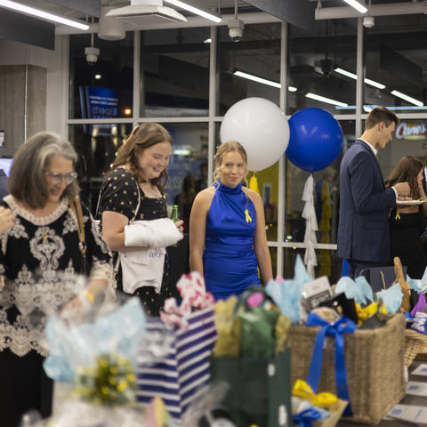 DanceBlue Silent Auction 2024. Photo provided by DanceBlue.