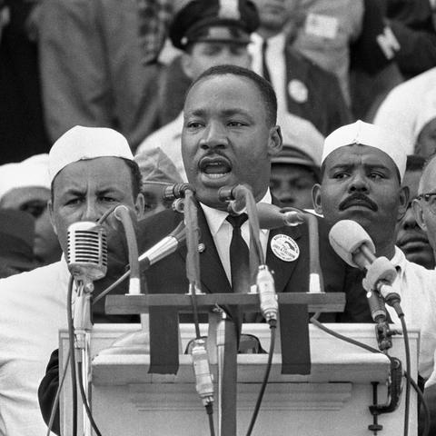 Martin Luther King Jr. "I Have a Dream" speech Aug. 28, 1963. AP/REX/Shutterstock.com
