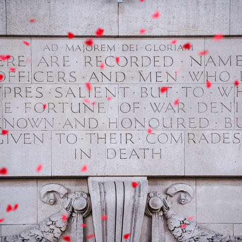 photo of Menin Gate in Ypres, Belgium