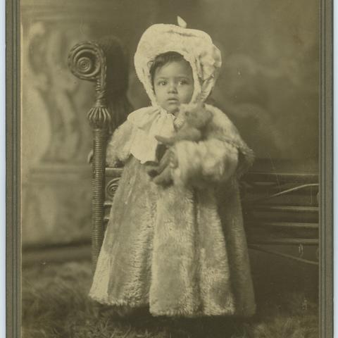 photo of unidentified child from Sally Price family papers