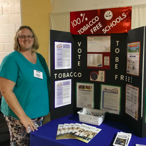 Sherrie Stidham is hoping to facilitate a transition to 100% Tobacco-Free schools in Letcher and Perry Counties