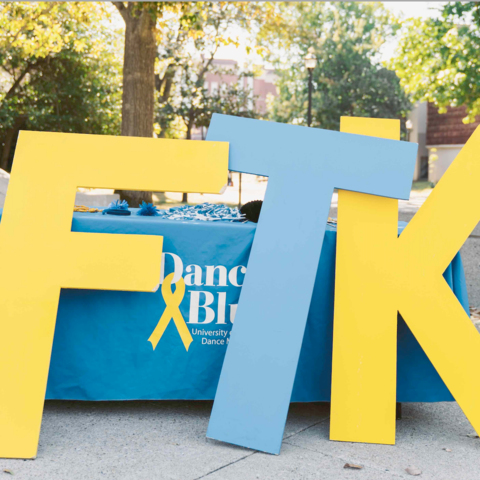 FTK letters in blue and yellow
