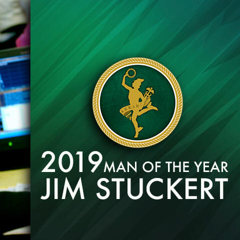 image of James Stuckert and graphic that says 2029 Man of the Year Jim Stuckert