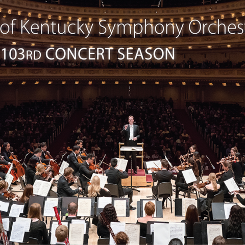 photo of UKSO playing at Carnegie on 2021-22 season brochure