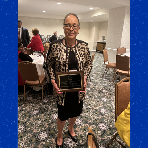 UKY professor Vanessa Jackson received 2023 Council of Administrators of Family and Consumer Sciences Excellence in Administration award