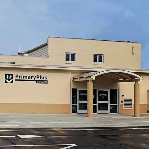 photo of the exterior of PrimaryPlus-Ashland clinic