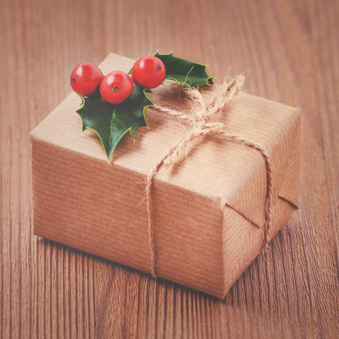Consider using brown craft paper or newspaper comic strips, which can be recycled, when wrapping presents.