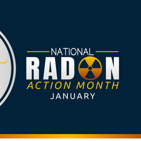 graphic for national radon action month