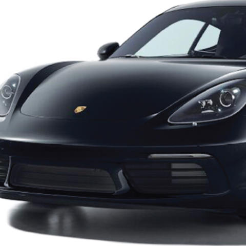 image of black Porsche