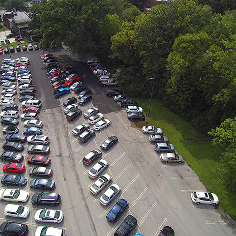 photo of Scott Street parking lot