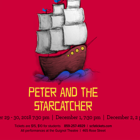 photo of UK Theatre poster of "Peter and the Starcatcher"