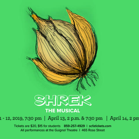 photo of UK Theatre's web banner for "Shrek"