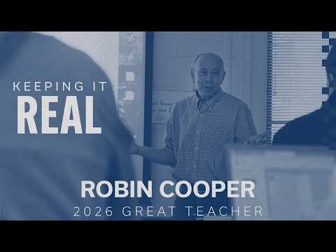Thumbnail of video for ‘Great Teacher’ Robin Cooper helps students see science beyond the classroom 