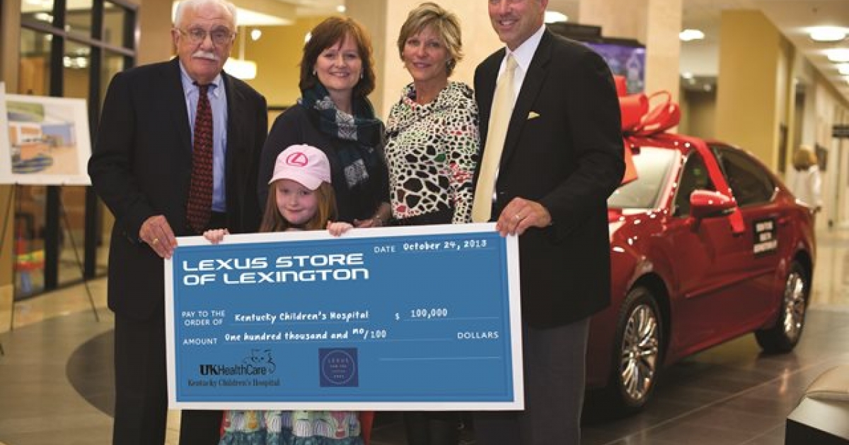 Lexus For The Little Ones Generates 100 000 For