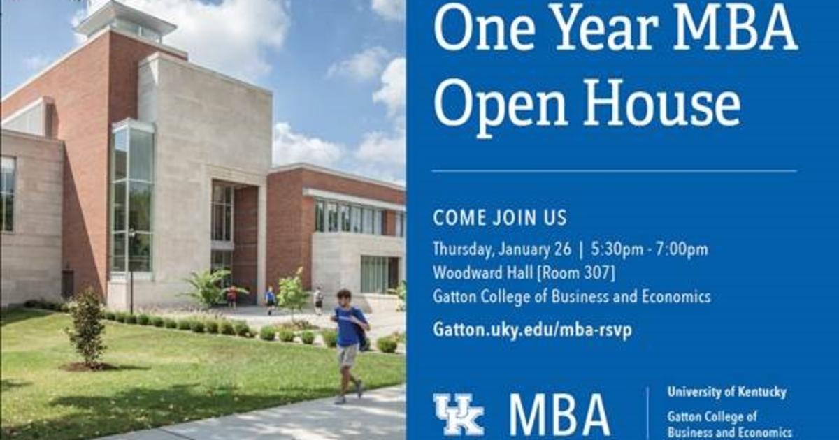 One Year Mba Healthcare gatton to host mba open house on jan 26 uknow One Year Mba Healthcare gatton to host mba open house on jan 26 uknow