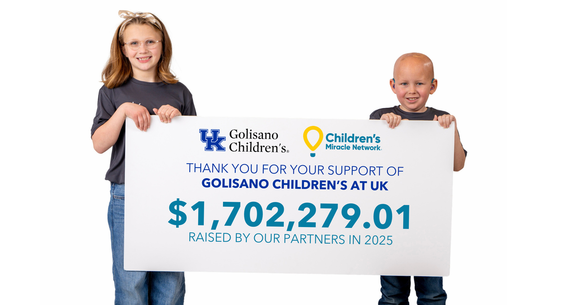 Children’s Miracle Network partners raise more than $1.7 million for UK Golisano Children’s