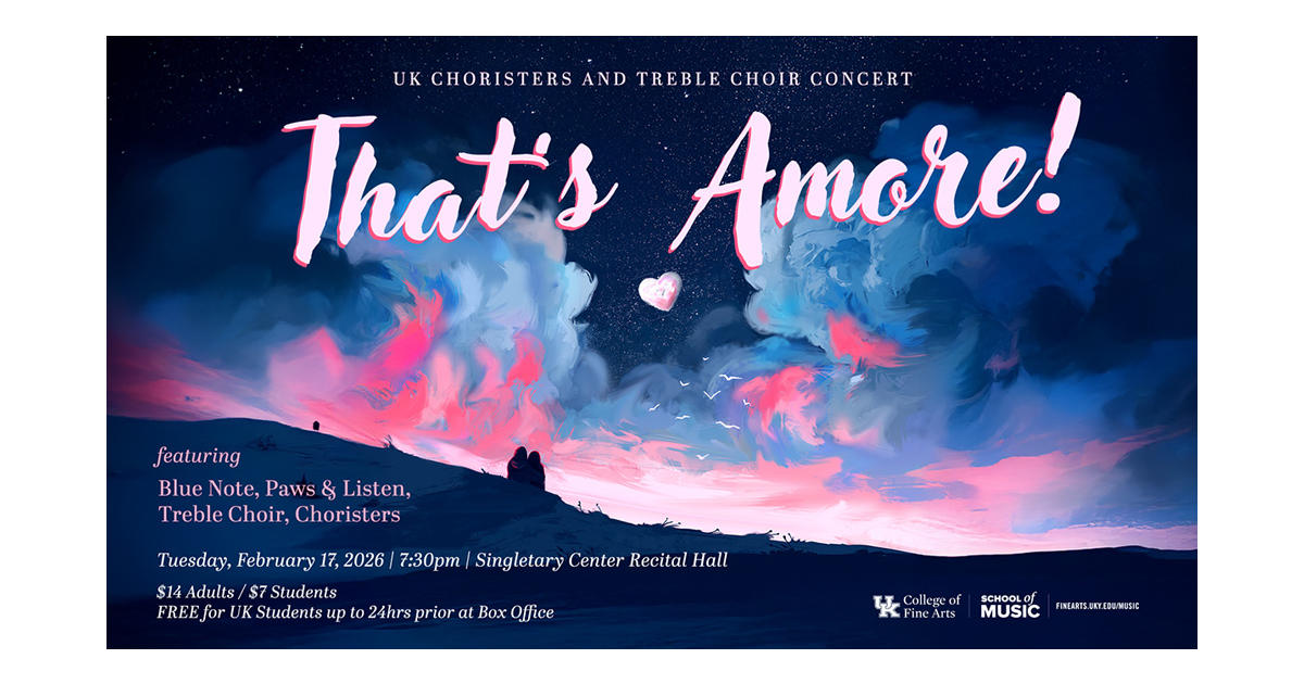 UK choirs celebrate love with a Valentine’s Day-themed concert, ‘That’s Amore!’