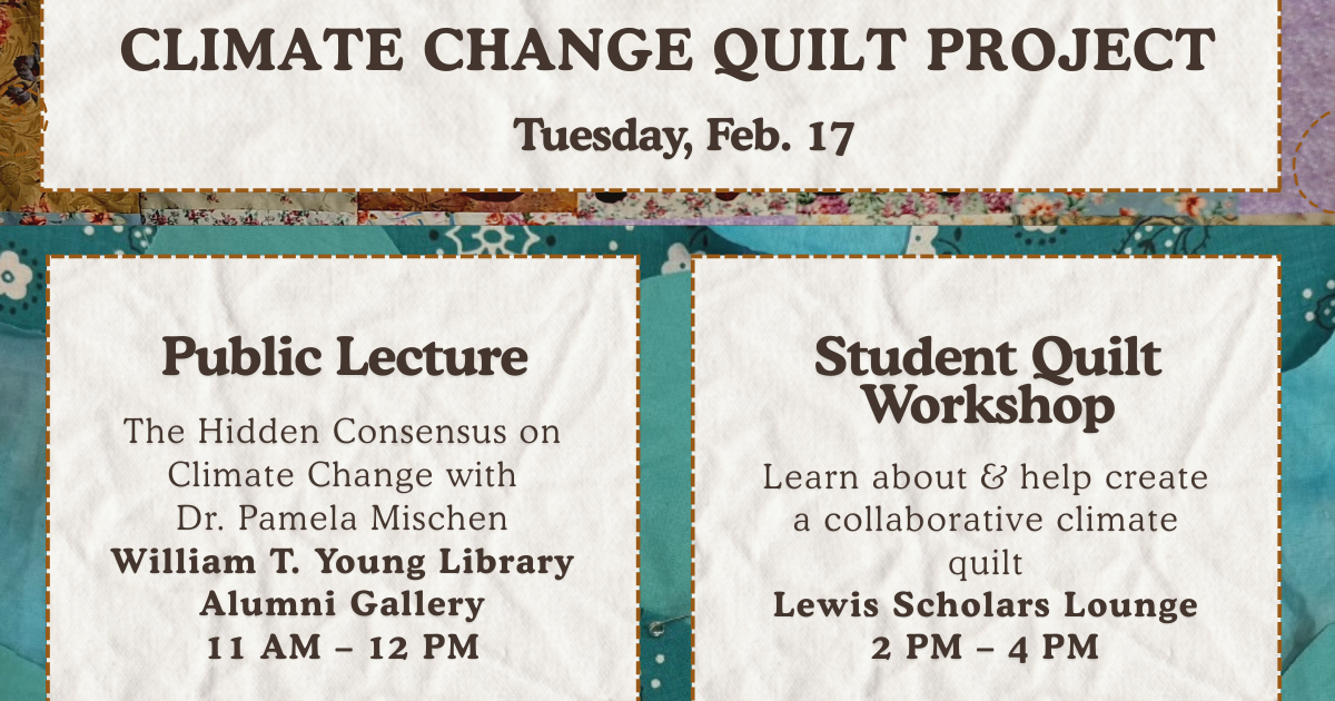 Be part of the Climate Change Quilt project