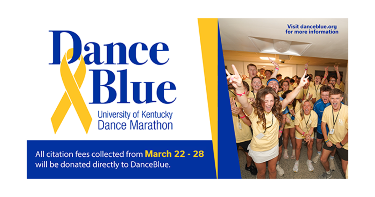 Settle a parking citation and support Kentucky kids through DanceBlue