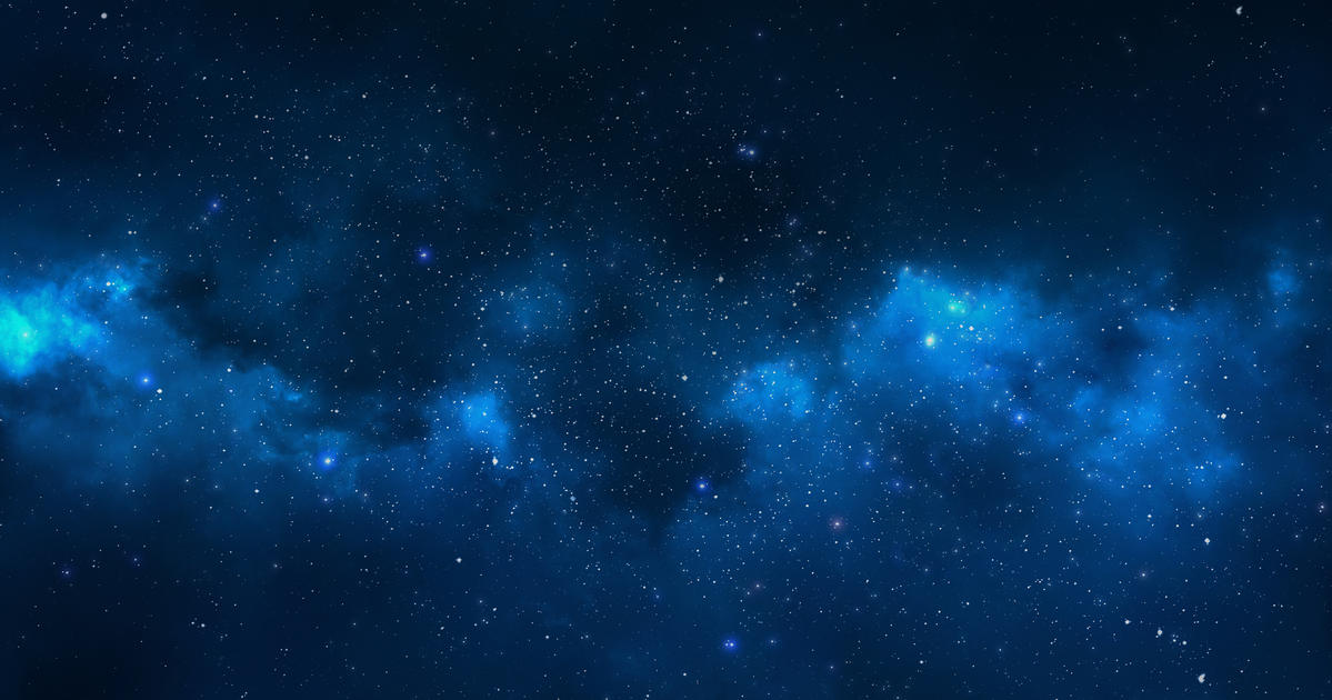 black star space background