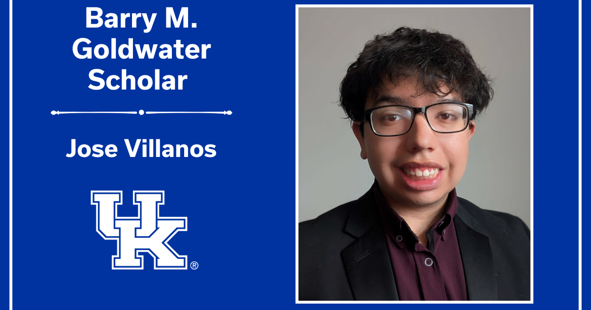 UK junior one of more than 450 nationwide to earn Goldwater Scholarship