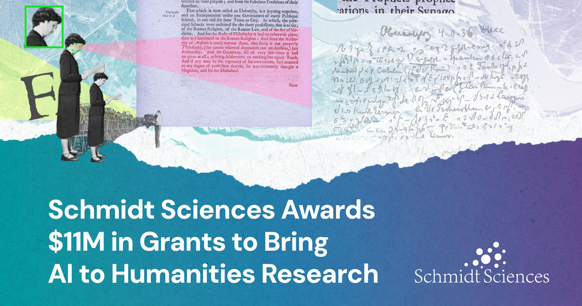 UK faculty awarded by Schmidt Sciences to bring AI to humanities research