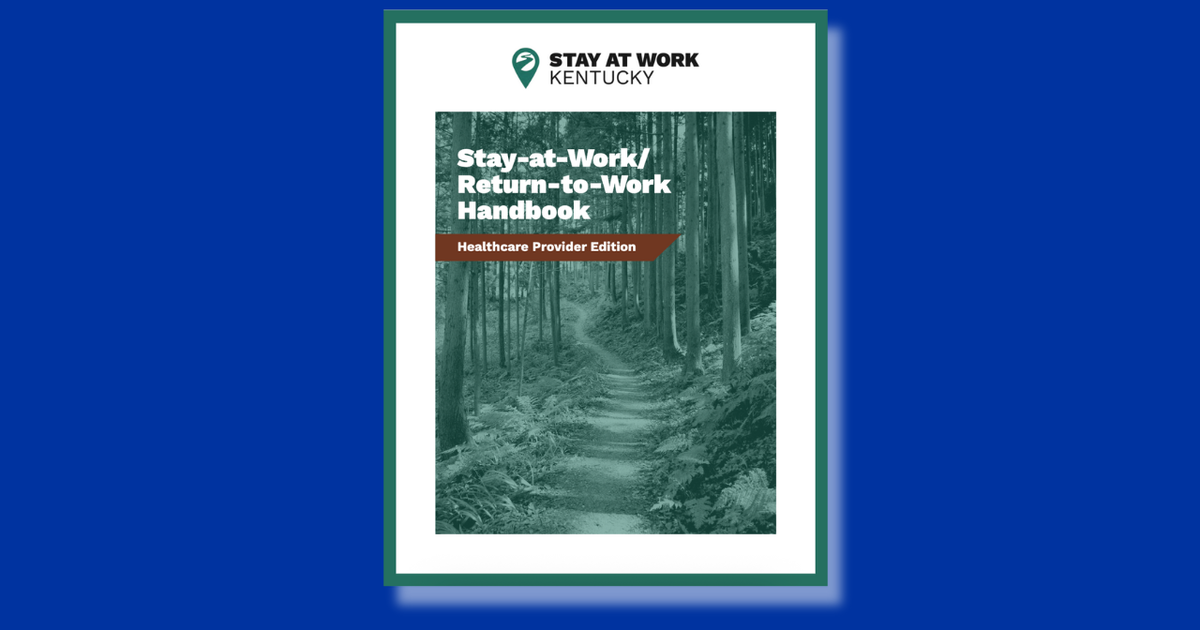 New handbook to support Kentucky health care providers with return-to-work solutions