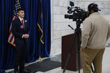 Griffin Nemeth, a student at the University of Kentucky College of Pharmacy and coordinator for the #iCANendthetrend Youth Advisory Board, often advocates in Frankfort for e-cigarette prevention. Photo provided.