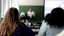 Photo of Jordan Brower in the Classroom