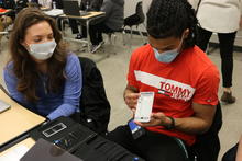 ISC 305 students examine their tech and tools for their partnership with iFixit.