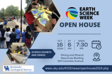 2024 Kentucky Geological Survey Earth Science Week Open House