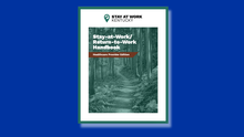 Cover of Stay at work handbook health care provider edition
